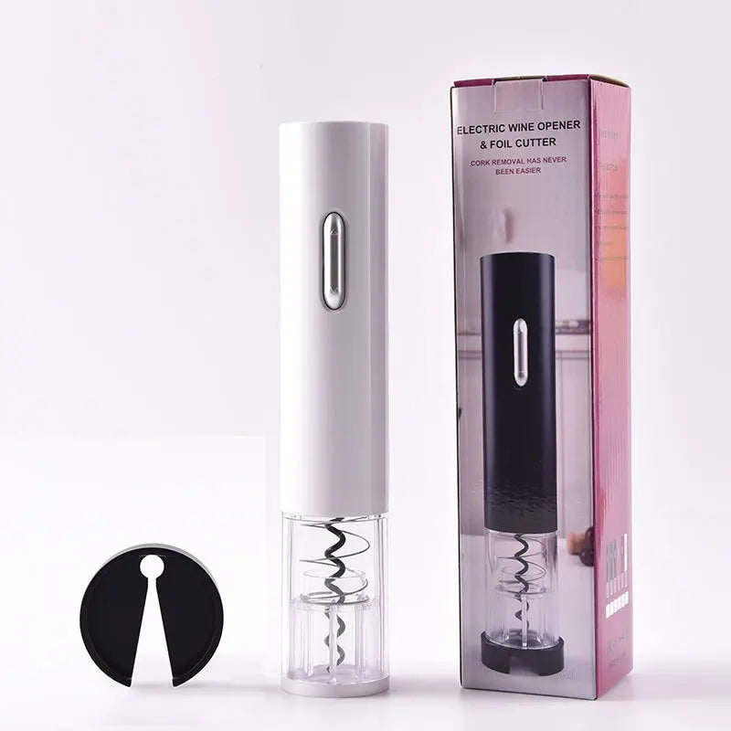 Handheld Cordless AA Battery Operated Electric Wine Bottle Opener Corkscrew Key Set