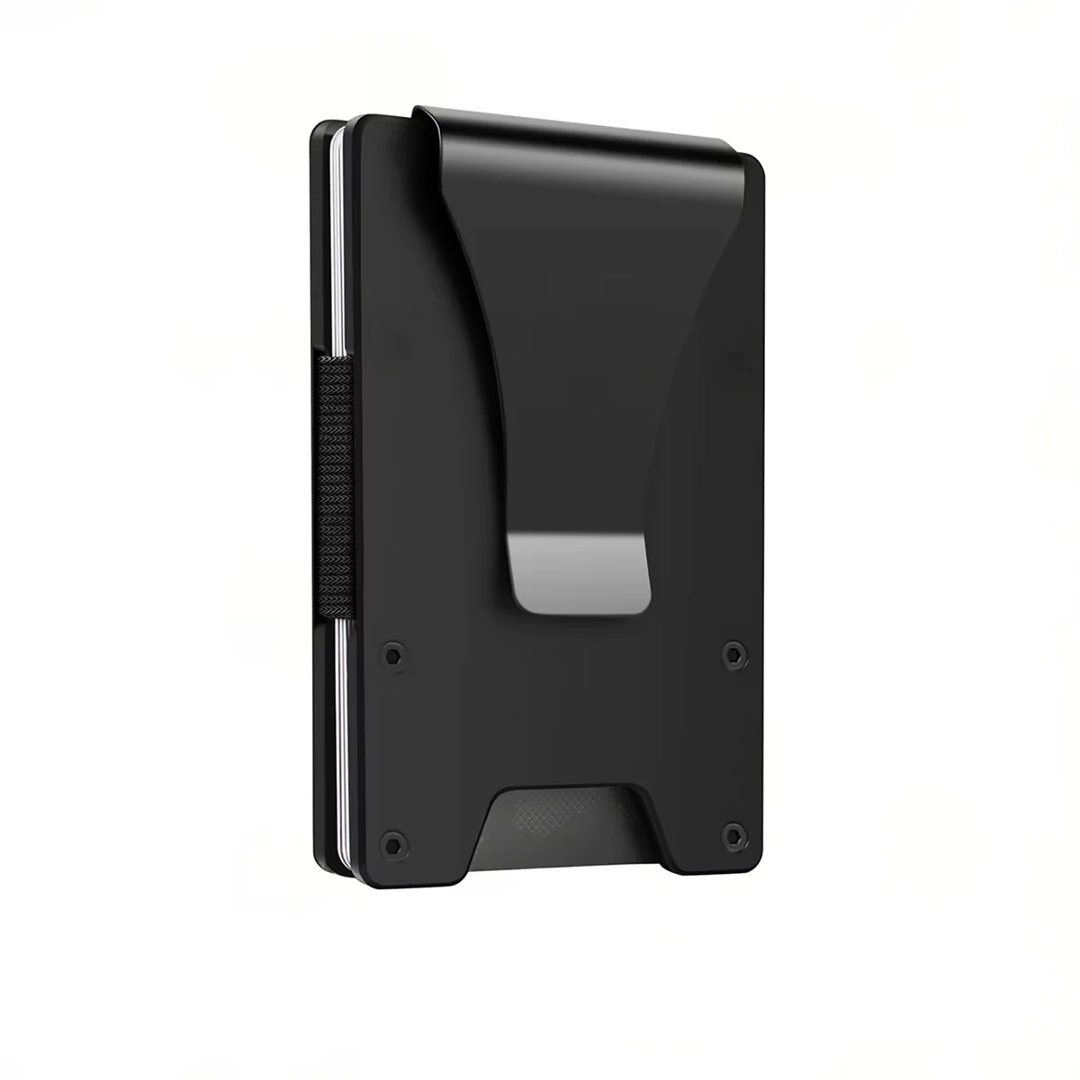 Minimalist Carbon Fiber Card Holder RFID Blocking Slim Unisex Wallet with Money Clip 3