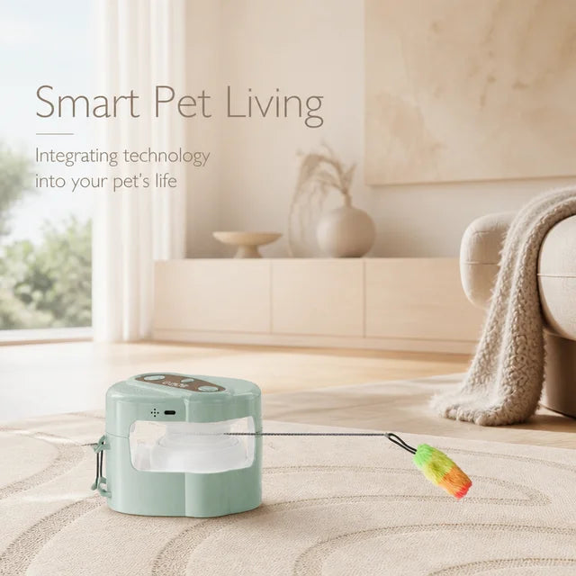 Luxury Interactive Electric Cat Toy with Remote Control and Bird Chirping SoundsPet