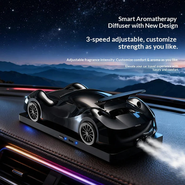 Sports-Car-Style Smart Car-Shaped In-Car Aroma Diffuser Auto-on/Off Function High-End Car