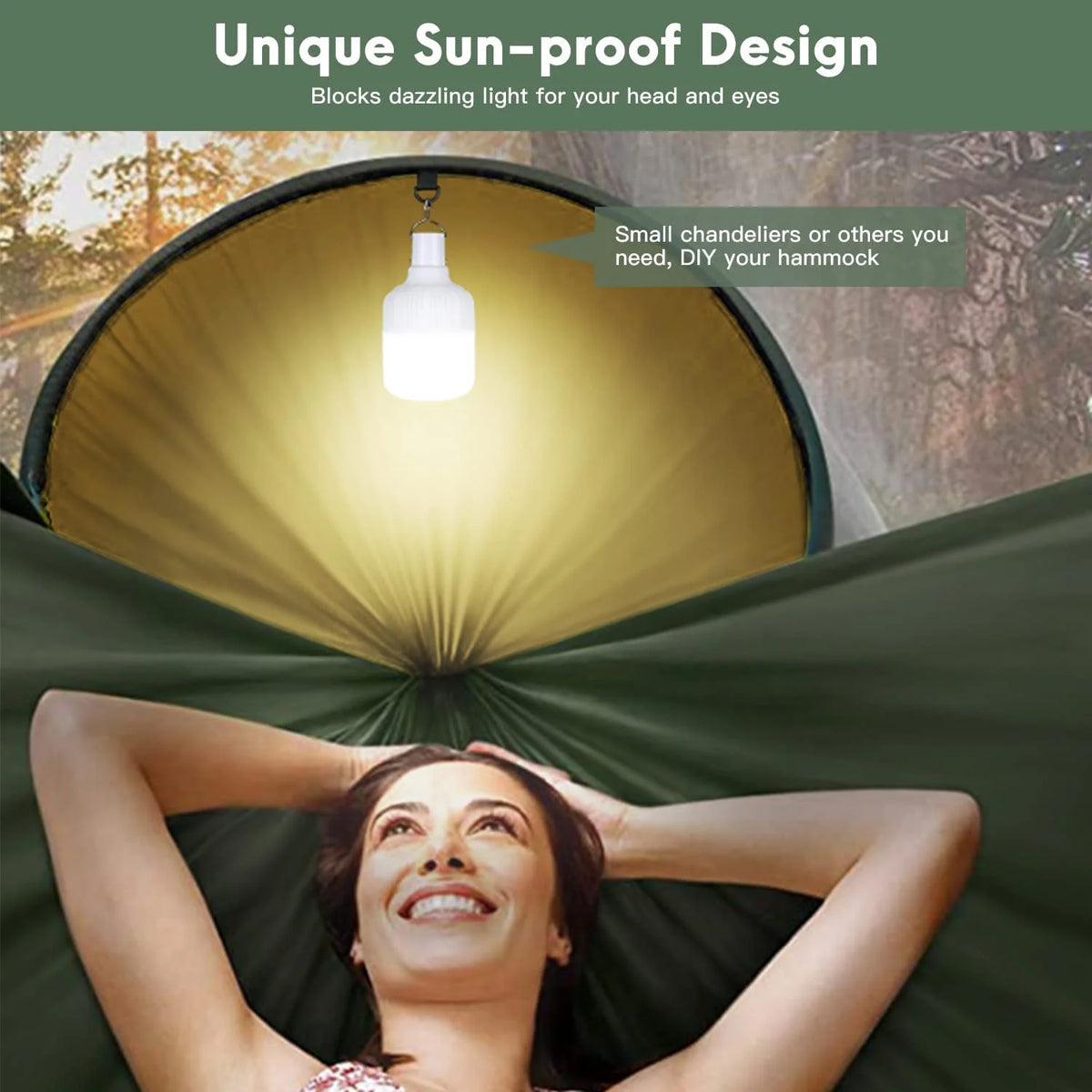 Woqi Backpacking Travel Beach Camping Hiking Backyard Camping Hammock