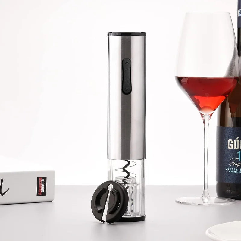 Corkscrew Automatic Wine Bottle Opener with USB Charging Cable Rechargeable Stainless