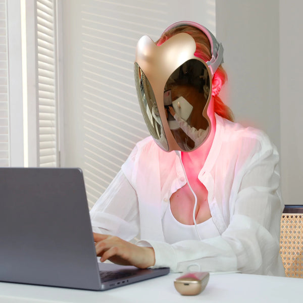 Red Light Therapy Mask Led Mask USB Multiple Colors Modes Skin Care Beauty Led Light Red