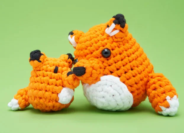 Beginner-Friendly Handmade DIY Crochet Kit Cute Sharks Dinosaurs Plants Wool Yarn Ages