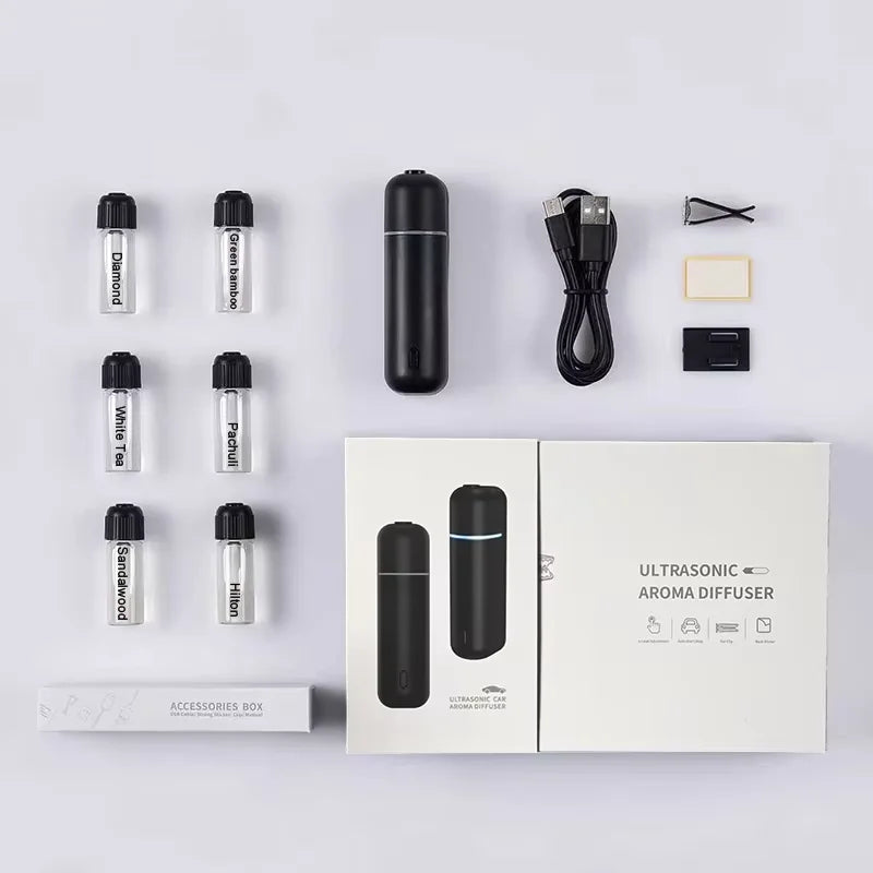 Saintdelan B2B Market Portable Rechargeable Car Air Scent Machine Ultrasonic Car Water