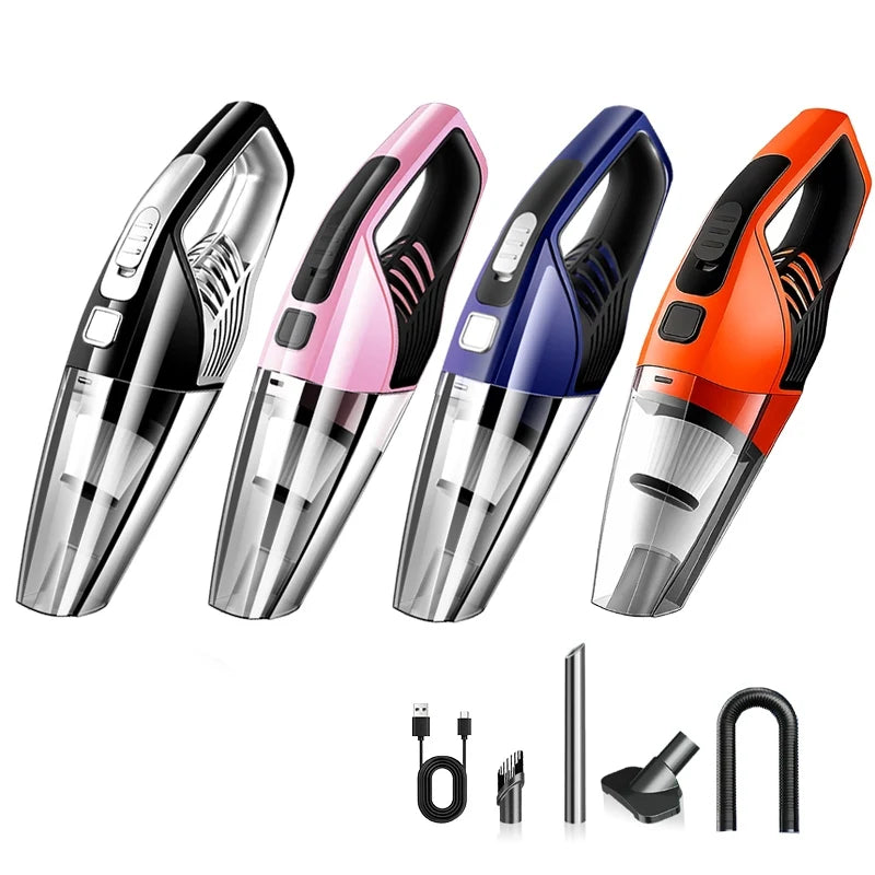 Strong Adjustable Suction Mini Auto Vacuum Handheld Portable Car Vacuum Cleaner Cordless