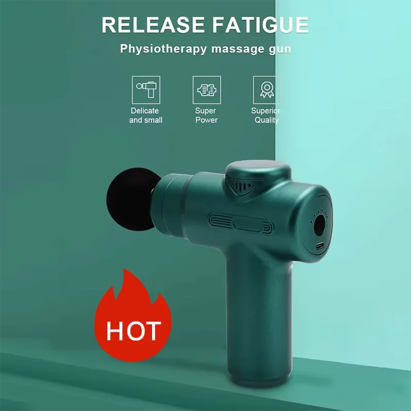 High Frequency Massage Gun Electric Massager Muscle Relaxation With 6 Heads for Body