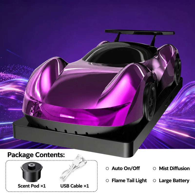 Sports-Car-Style Smart Car-Shaped In-Car Aroma Diffuser Auto-on/Off Function High-End Car
