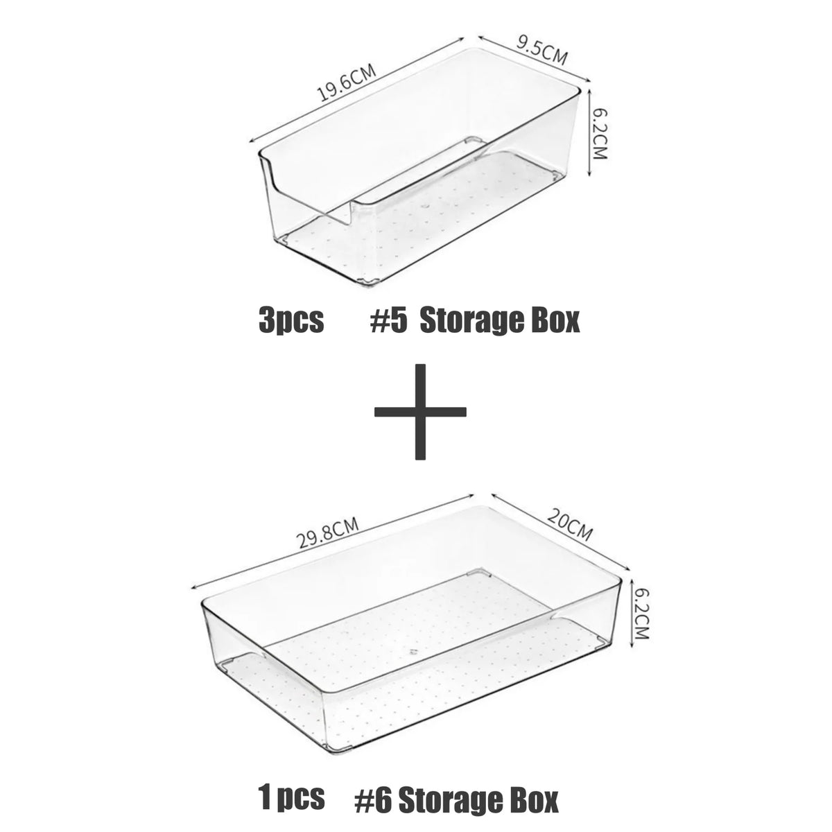 Plastic Makeup Tool Storage Box Acrylic Stackable Organizer for Storage Lipstick Lipgloss