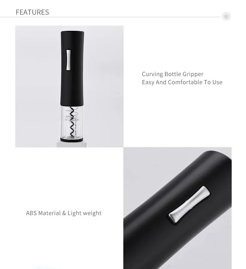 Battery for Reusable Wine Gifts Operated Automatic Bottle Electric Wine Opener