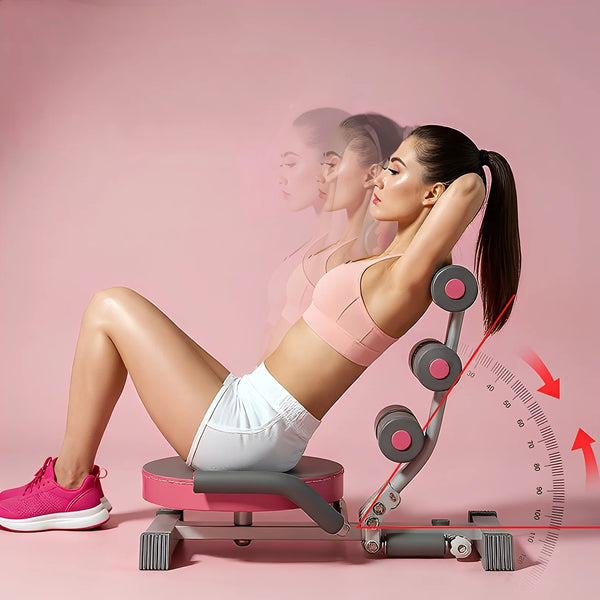 360° Rotating and Twisting the Waist Abdominal Roller With Knee Mat for Muscle Volume