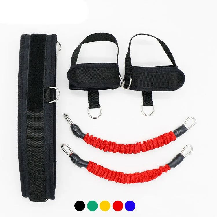 Vertical Jump Trainer Leg Strength Resistance Bands Set for Basketball Volleyball