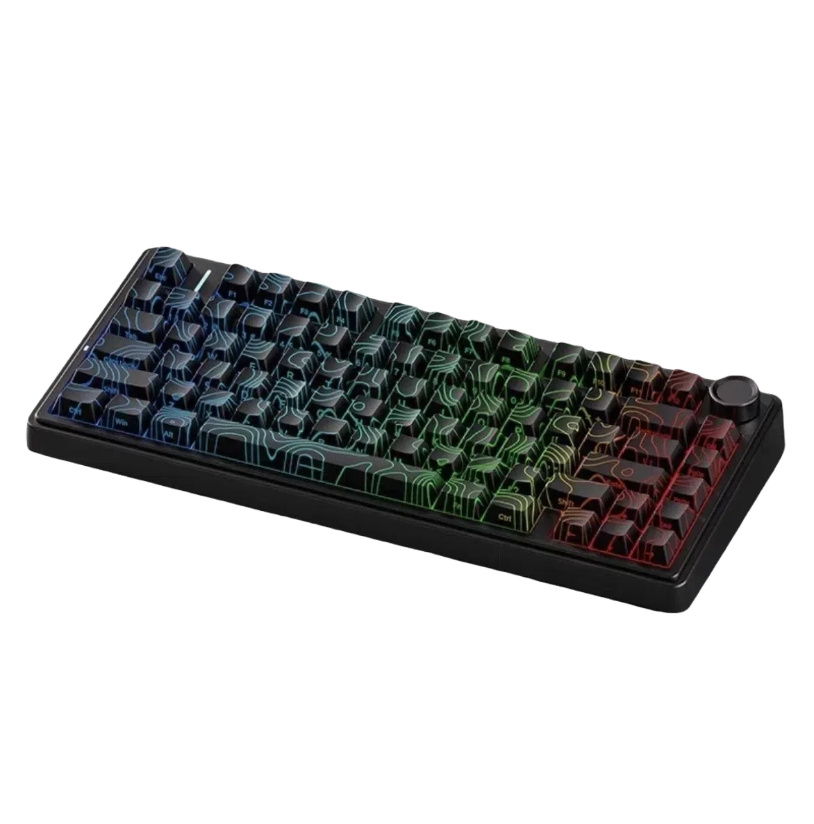 F75 75% Customized Mechanical Keyboard Full Key Hot Swap 2.4 Wireless Three Mode Keyboard