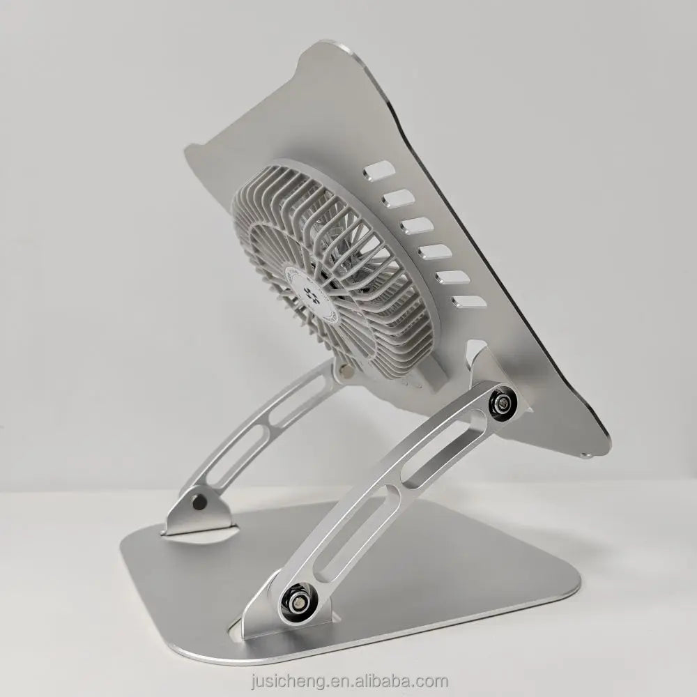 Aluminium 360 Rotatable Laptop Stand Adjustable Tablet Rotate Stand with Cooling Fans