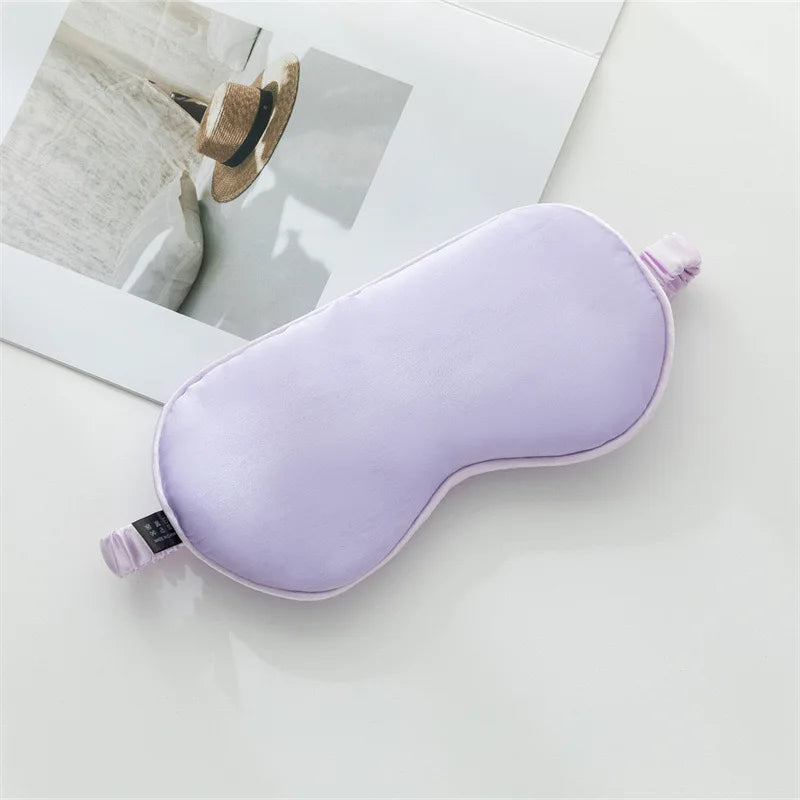 Custom Luxury 100% Silk Woven Modern Eye Mask Sleep Gift Box Pillowcase And Bedsheet Set