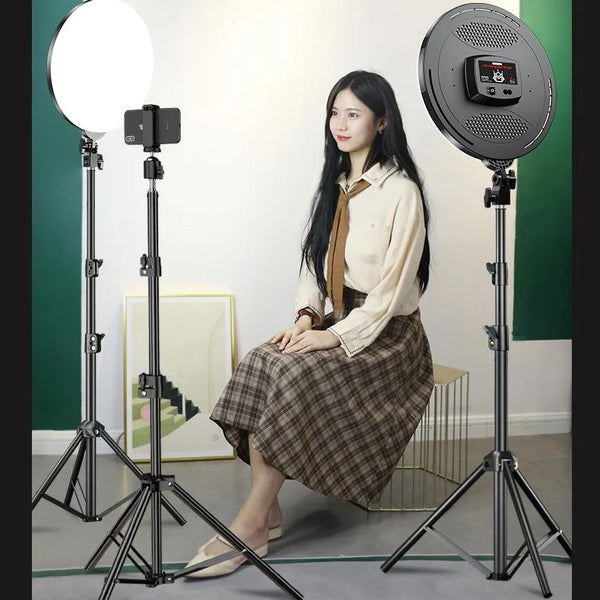 Professional LED Ring Light with Tripod Stand Photography Fill Light Video Recording Live