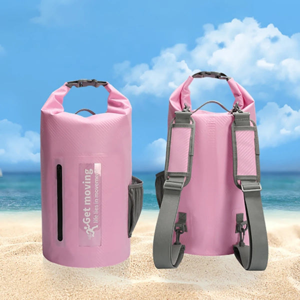 Waterproof Dry Bag for Women Men 10L/20L Roll Top Lightweight Dry Storage Bag Backpack