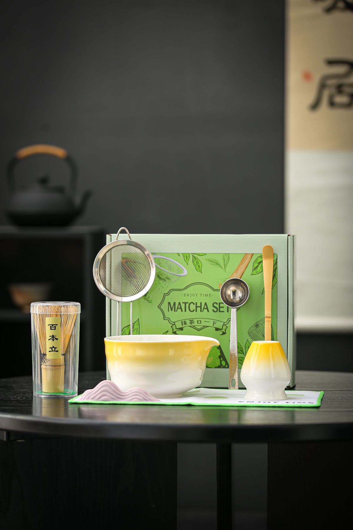 4 to 7 PCS Matcha Bowl Ceremony Accessory Japanese Tea Matcha Organic Bamboo Whisk Chasen