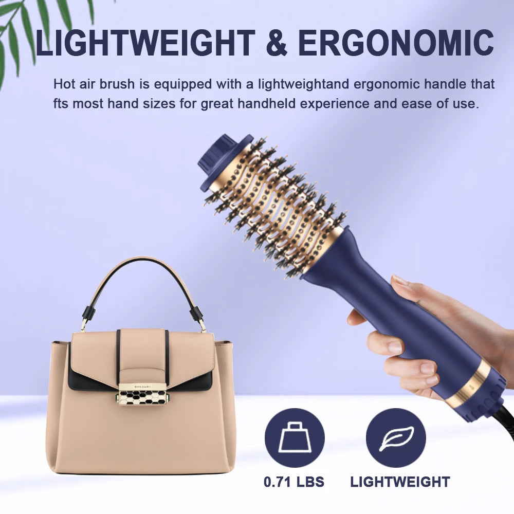 New Professional Detachable Interchangeable Style Electric Hair Brushes Hot Air Brush