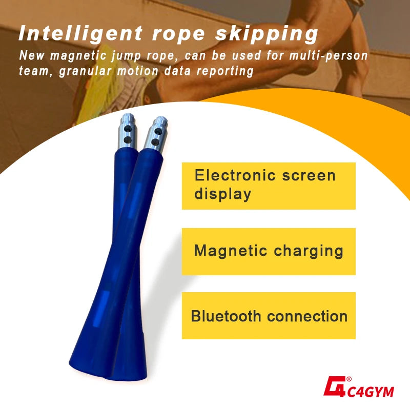 Blue Tooth Digital Smart Jump Rope for Student & Adult Free Counting Wire Skipping Rope