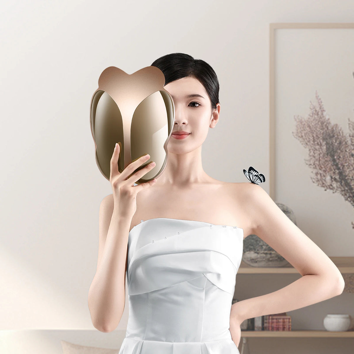 USB LED Face Mask with Multiple Light Colors and Modes, Skin Care Beauty Mask