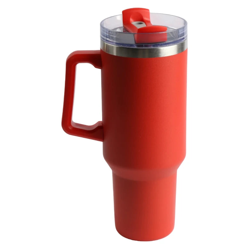 BPA Free Eco Friendly Double Walled Insulated Coffee Tea Drinking Morning Routine 40 Oz