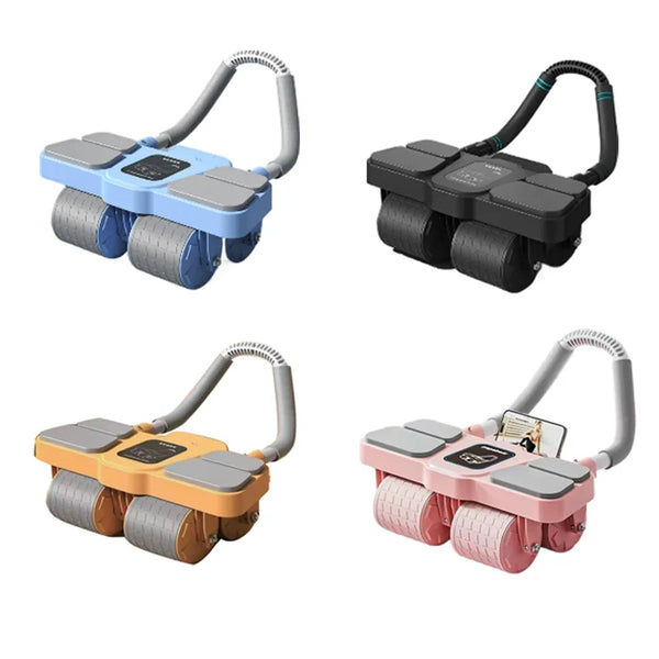 Professional Dual Wheel Ab Roller Four Wheels with Four Supports At the Corners Ab Roller