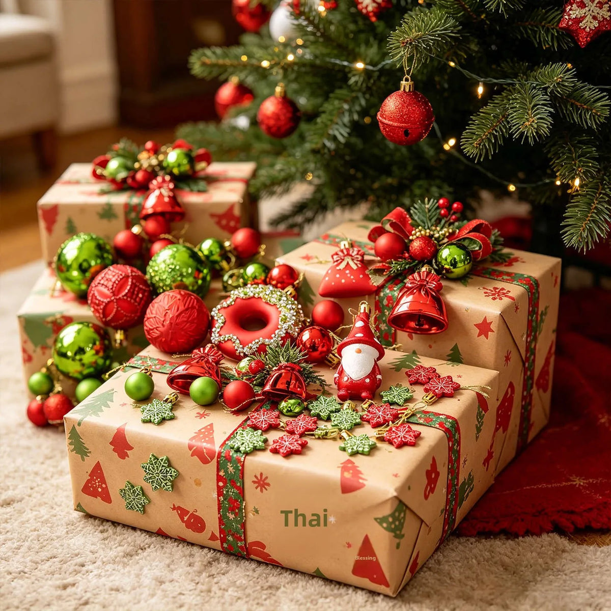 60pcs Christmas Ball Christmas Tree Decoration Ornaments for Home Decor Halloween New