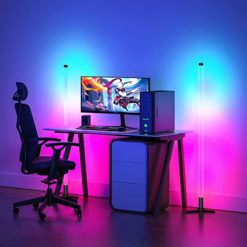 Indoor Home Decor Smart Corner Floor Standing Standard Lamp Lighting Modern Stand Floor