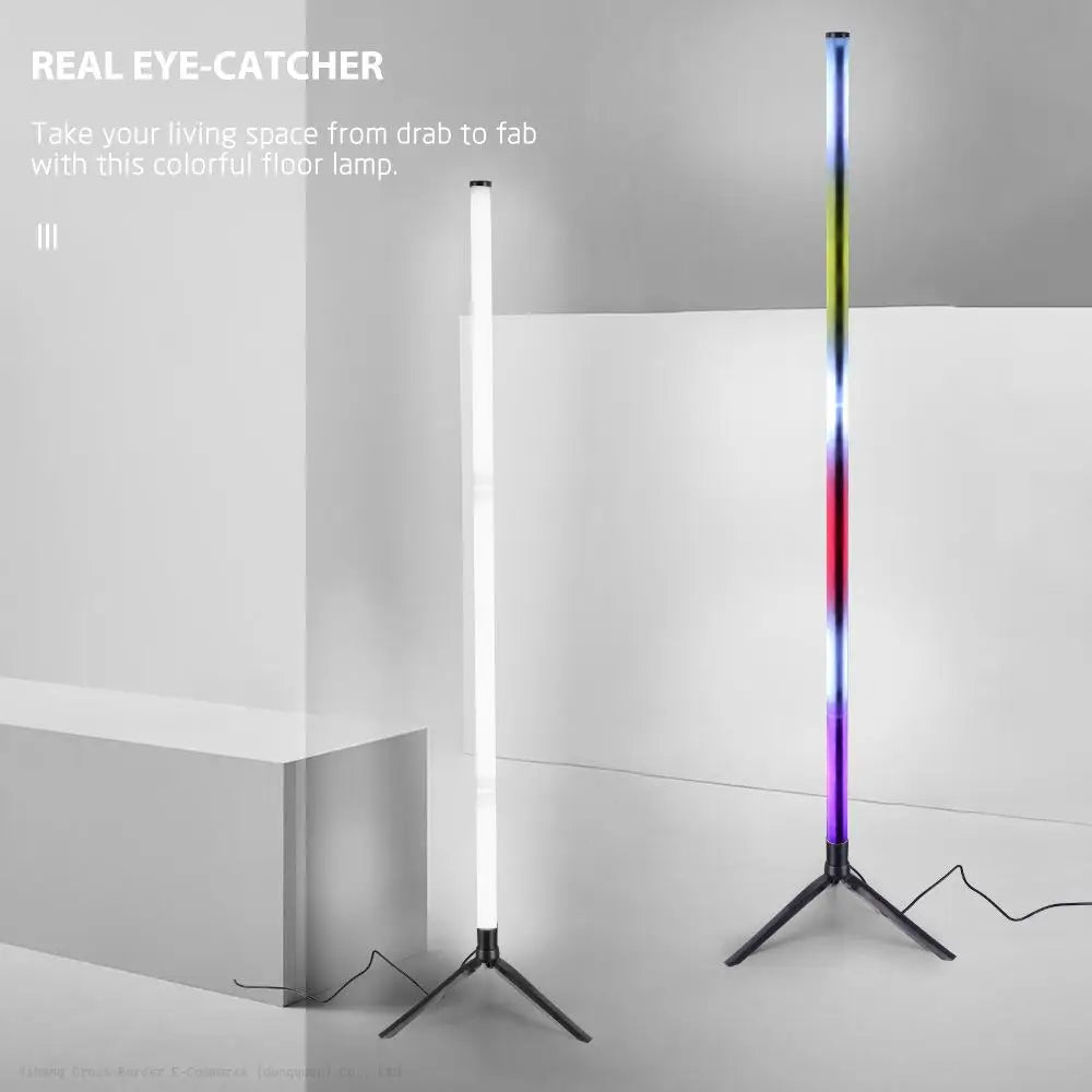 Graffiti Corner Atmosphere Light APP Remote Control USB Bedroom Floor Lamp Splicing