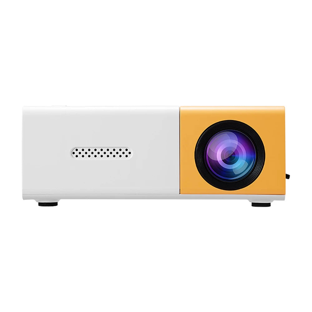 Portable Mini HD Projector with 1080p Support, WiFi and Remote Control