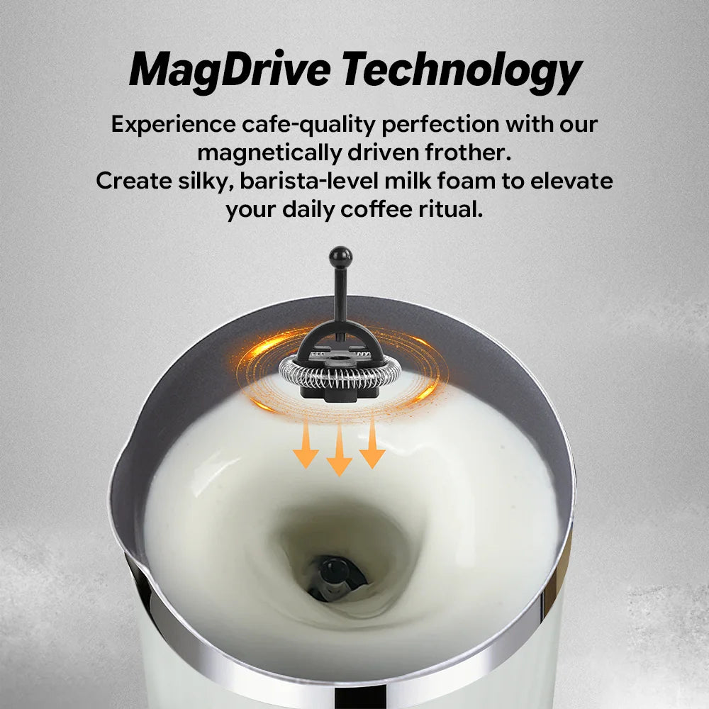 500W 350ml Multifunction Fully Automatic Electric Detachable Milk Frother MagDrive