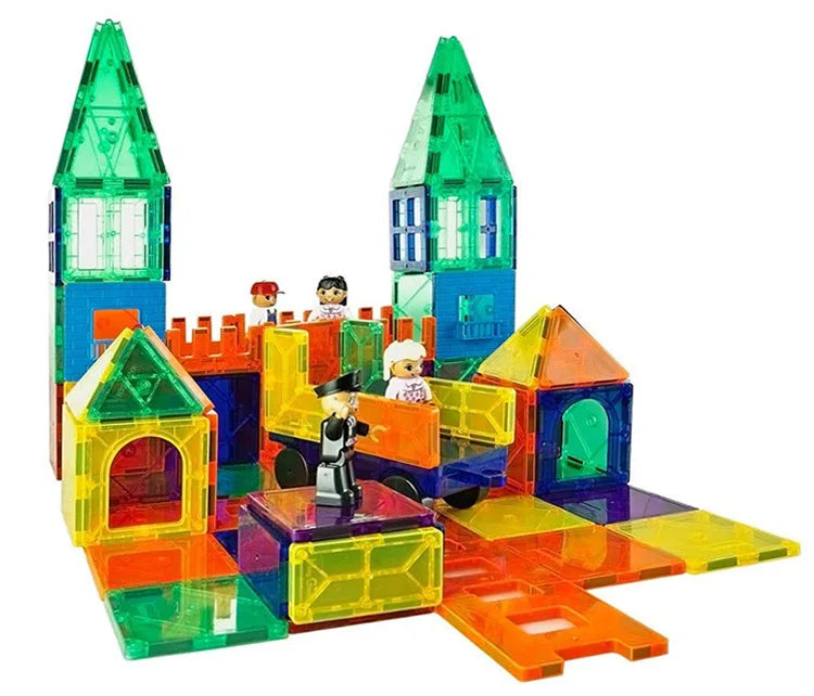 Magnetic Blocks Educational Magnetic Tiles Building Blocks Plastic Construction Toys