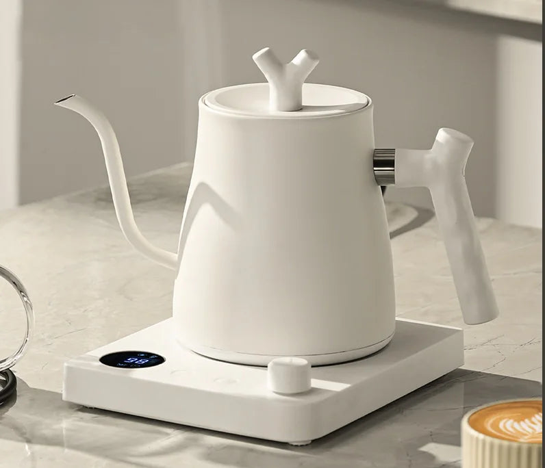 Stainless Steel Kettle 1000ML Black Digital Smart Pour Over Coffee Tea Temperature