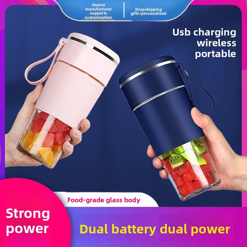 Home-Use Portable USB-Charged Cordless Juicer Cup Compact Electric Fresh-Squeezed