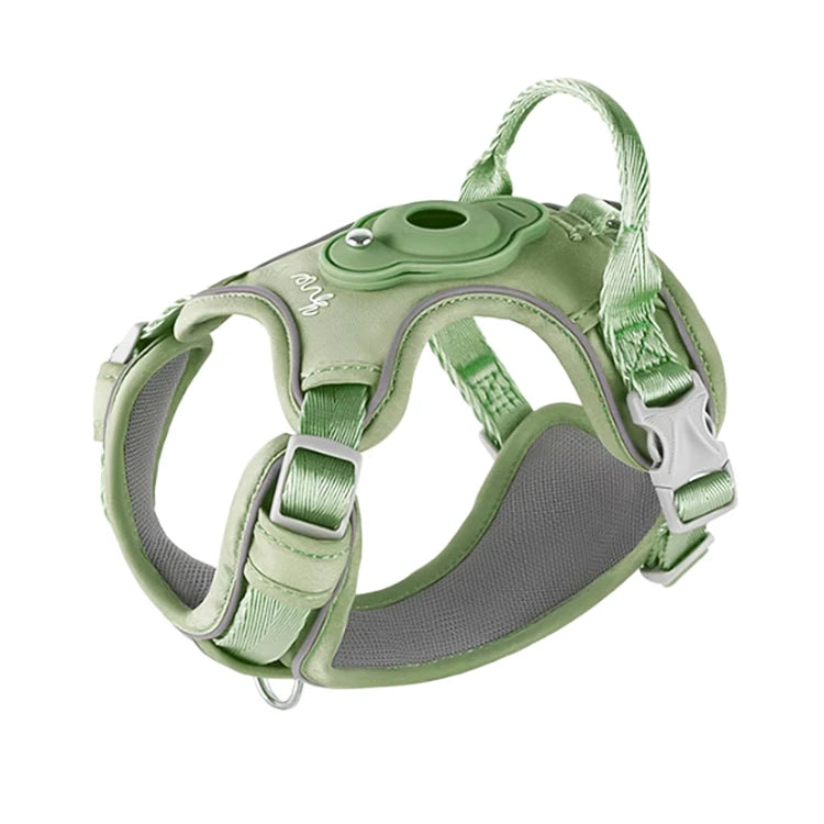 No-Pull Dog Harness with Airtag Pocket Durable Reflective Training Vest for Dog Safety