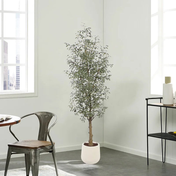 180cm Artificial Olive Tree Indoor Tall Faux Olive Trees Silk Tree Realistic Olive Plants