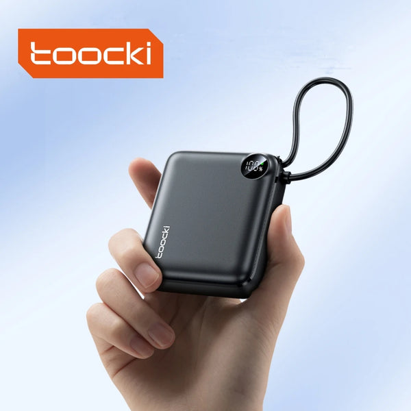 Toocki High-Capacity Magnetic 10000mAh Wireless Charger Power Bank Fast Charging