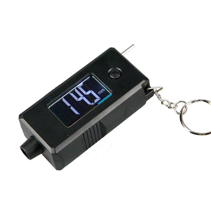 High Accuracy Car Tire Pressure Gauge and Tread Depth Tester CR2032 x2 Powered Portable