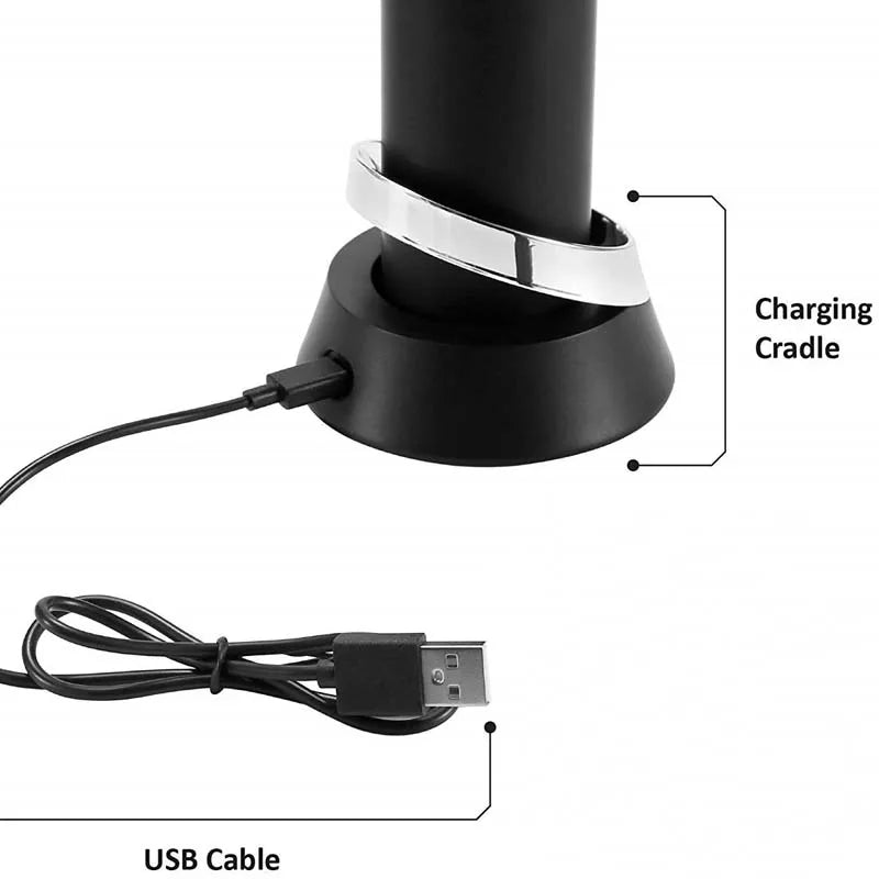 High-Tech Automatic Electric Wine Corkscrew Cordless Wine Bottle Opener Bar Accessory