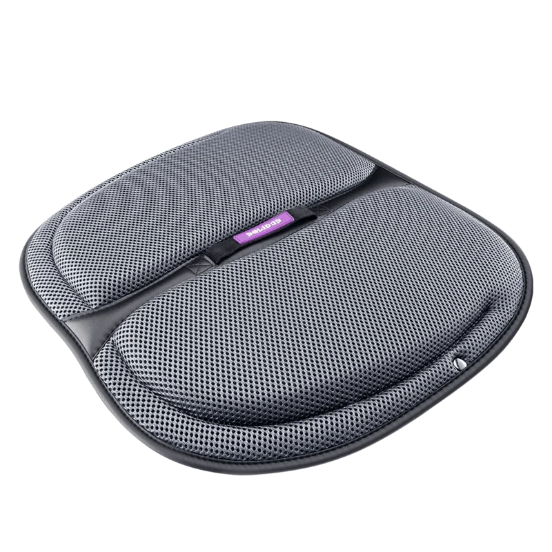Foldable Cooling Memory Foam Seat Cushion with Business/Luxury Design for Car and Office