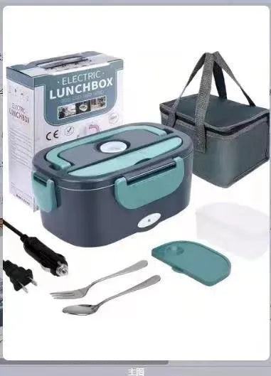 Electric Lunch Box Food Warmer Portable Food Heater for Car & Home Leak Proof Stainless