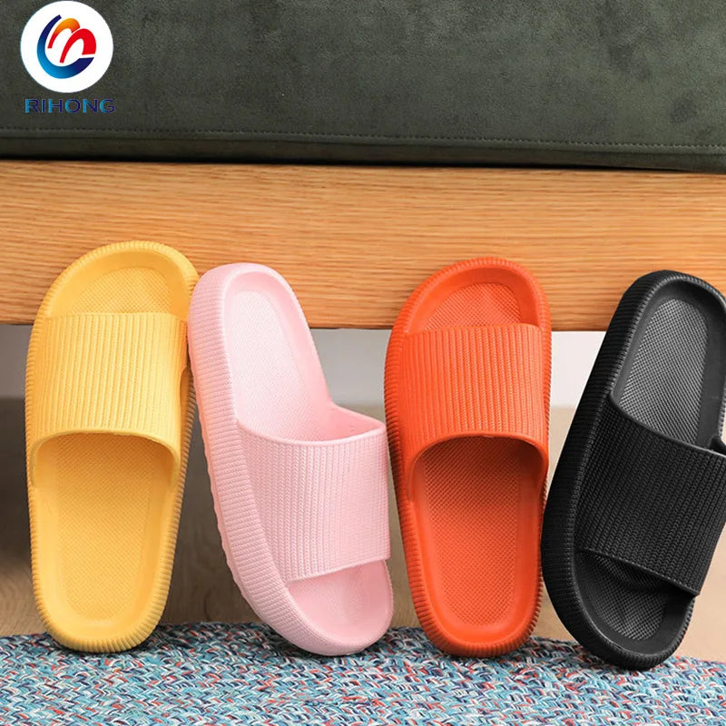 Luxury Design Home Indoor Cloud Sandal Slide Plastic Custom Bath Slippers Eva