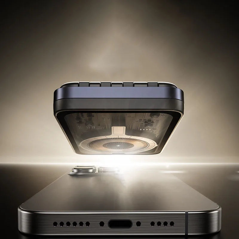 New 22.5W Magnetic Power Bank 10000mAh 20000mAh Fast Charging Power Display Transparent