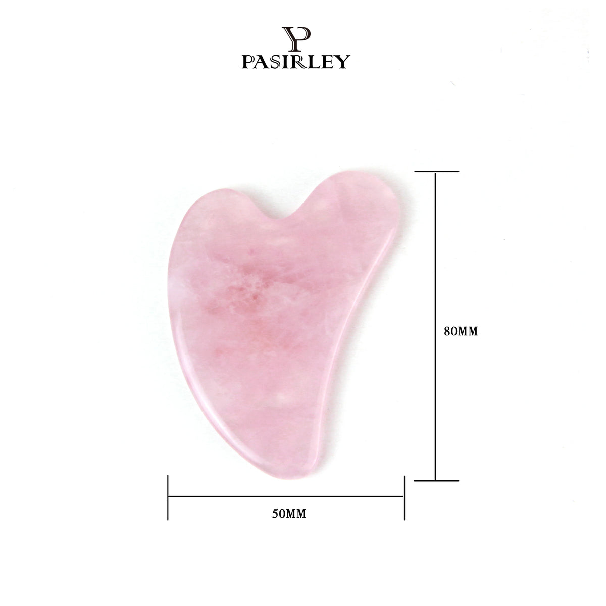 Rose Quartz Pink Jade Roller Gua Sha Back Application Set Face Neck Massager Infrared