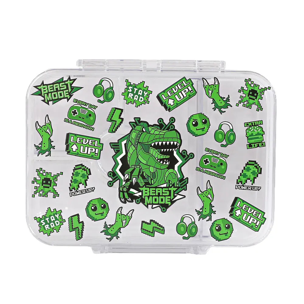 School-Grade Leak-Proof 5 Compartment Bento Box BPA-Free Food Grade Lightweight Lunch Box
