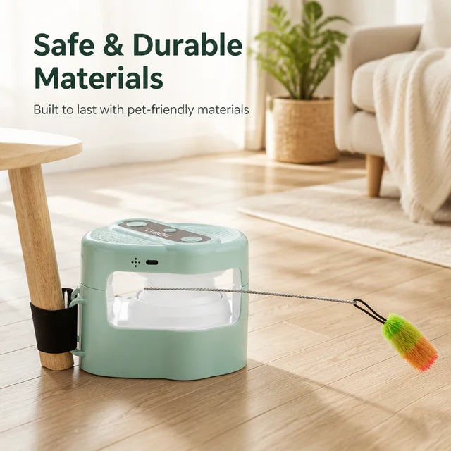Luxury Interactive Electric Cat Toy with Remote Control and Bird Chirping SoundsPet