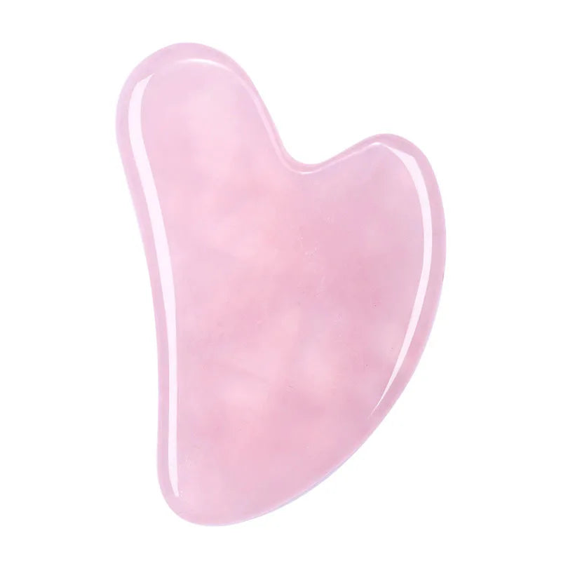 Natural Crystal Gua Sha Tool and Jade Roller Facial Massager, 15 Styles