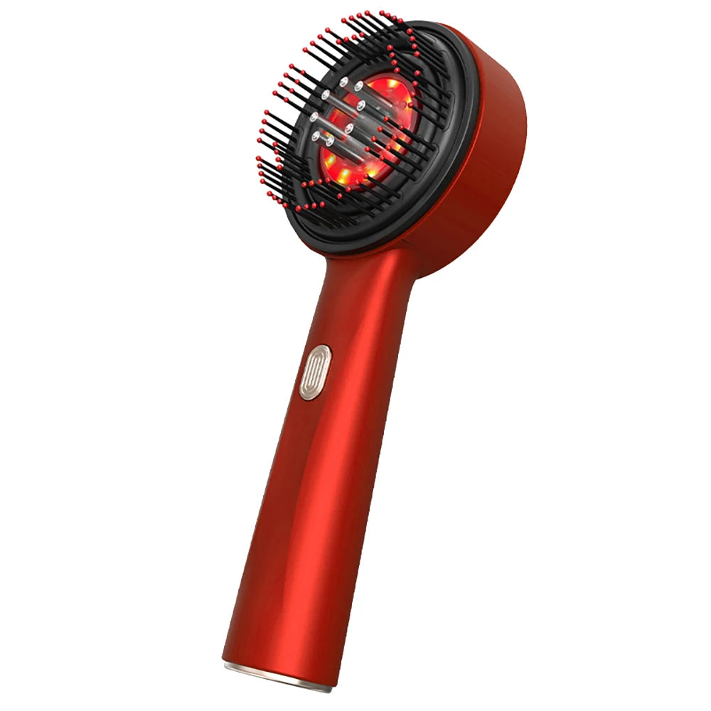 Cordless Scalp Massage Brush with Oil Applicator and Red Light, Electric Comb