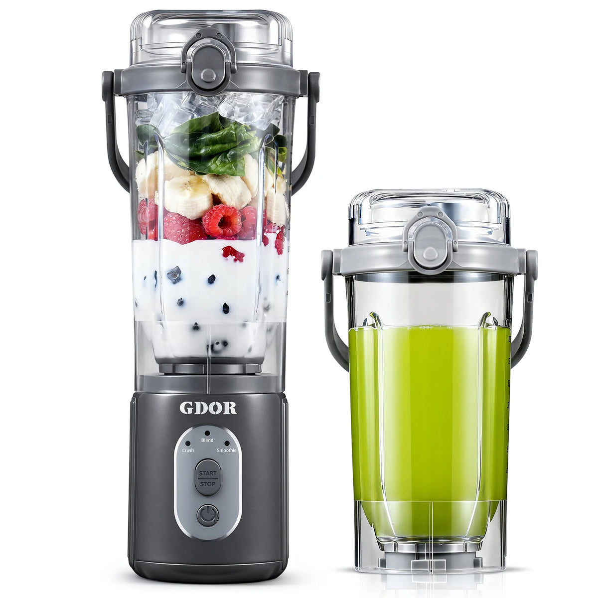 Rechargeable Portable Juicer 600ml Tritan Jar 150W Motor BPA Free Extractor Blender 4